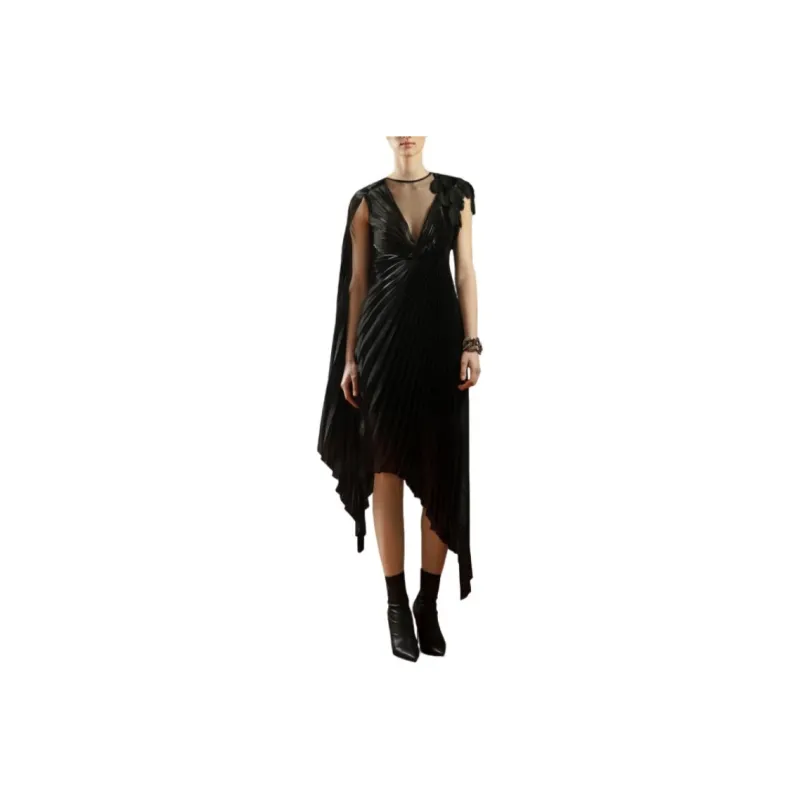 Gemy Maalouf Short-Sleeved Dresses Women's Black-0