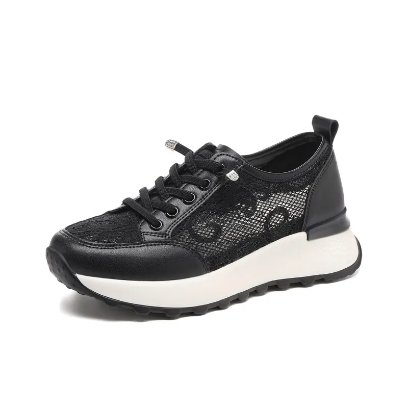 RED DRAGONFLY Mesh Shoes Abrasion Resistant Low Top Casual Shoes Women's-1