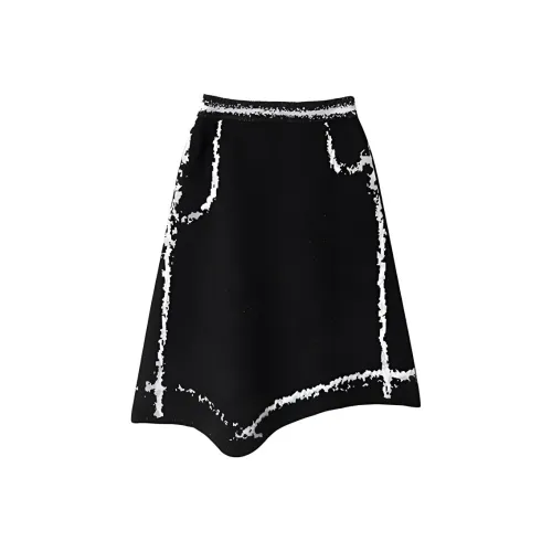 AnnoMundi Knit Long Skirts Women's Black