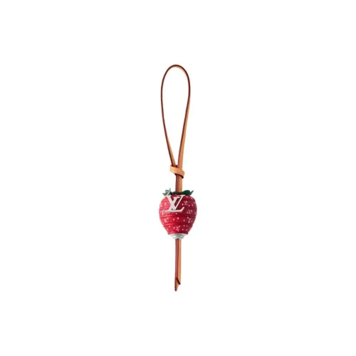 LOUIS VUITTON Leather Bag Accessory Women's Red
