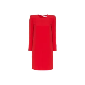 Givenchy Long-Sleeved Dresses Women's Red