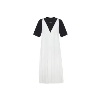 IMMI SS22 A Line Skirt Dress White