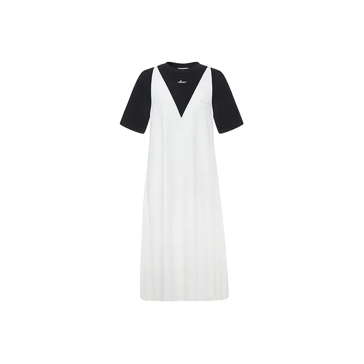 IMMI SS22 A-Line Skirt Dress White-0