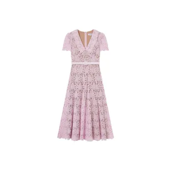 Self portrait Guipure Midi Dress
