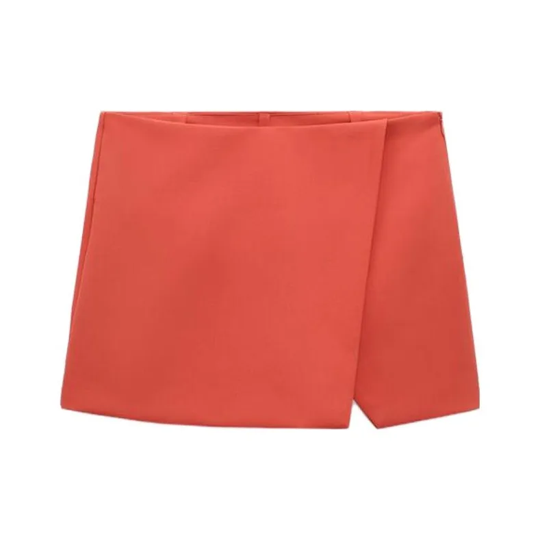 ZARA Casual Shorts Women's Coral-0
