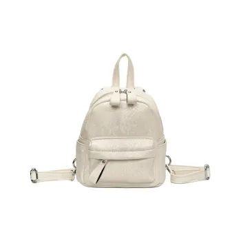 BAODIDAISHU PU Backpack Women's White/Silver/Black/Purple