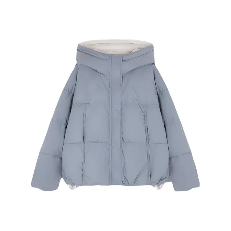 IHIMI Puffer Jacket Women's Gray Blue-0