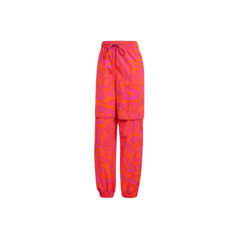 Adidas Stella McCartney Casual Pants Women's Vibrant Orange/Genuine Scarlet-0