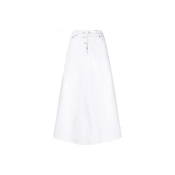 GANNI Double fly Denim Maxi Skirt
