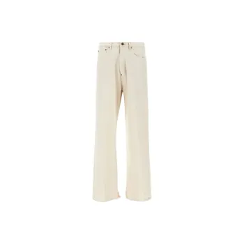 Maison Margiela Buckle Jeans 'Ecru Melange'