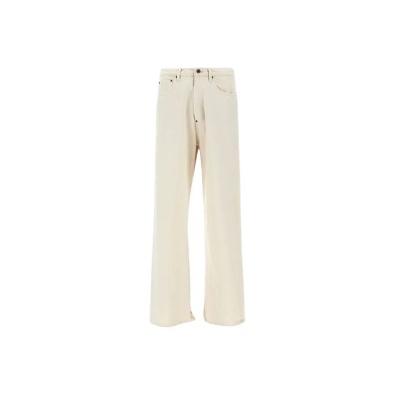 Maison Margiela Buckle Jeans 'Ecru Melange'-0