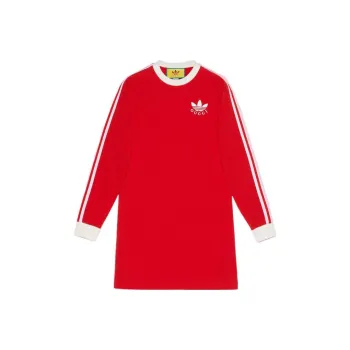 GUCCI X Adidas T Shirt Dress Red