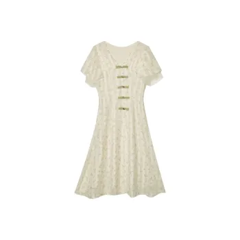 ANNECHEN Short Sleeved Dresses Women's