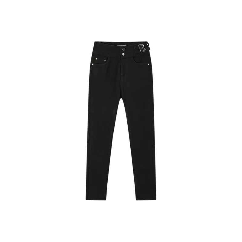 EICHITOO Jeans Women's Black-0