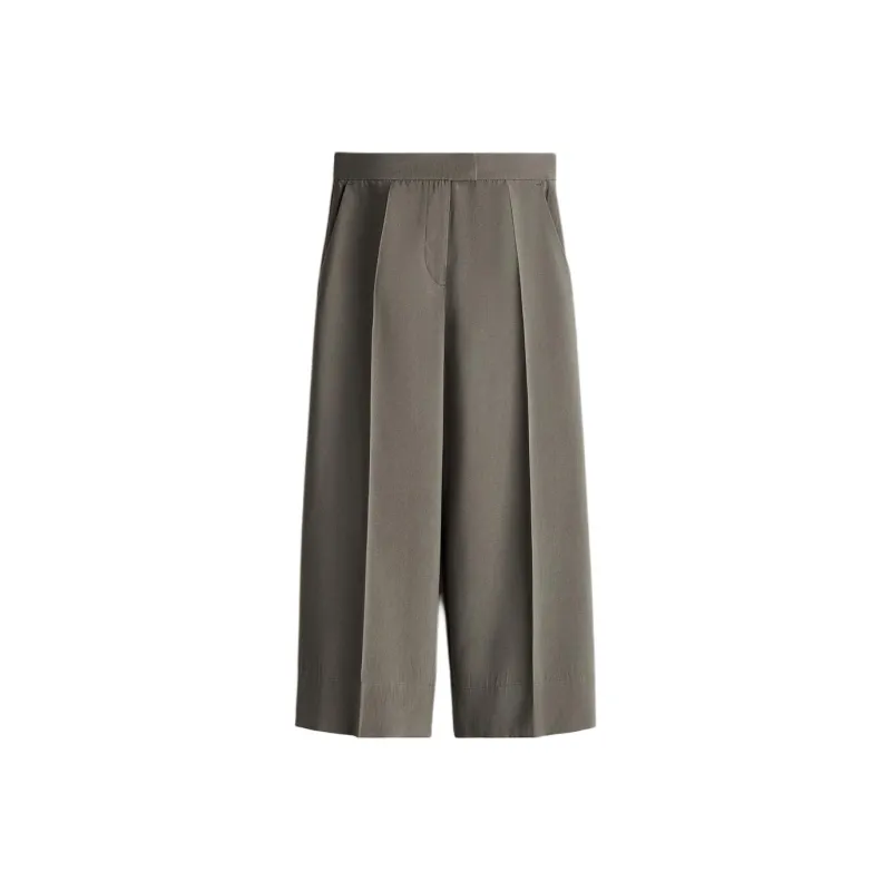 H&M Casual Pants Women's Dark Greige Gray-0