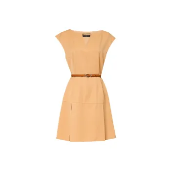 Duffy Fashion Short Sleeved Dresses Women's Pumpkin