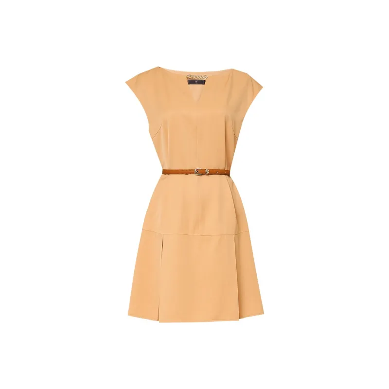 Duffy Fashion Short Sleeved Dresses Women's Pumpkin-0