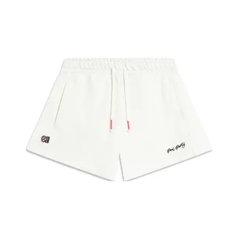 LiNing x YINGXIONGLIANMENG LIANMINGKUAN Casual Shorts Women's Ivory
