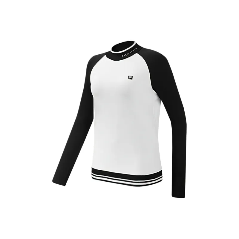 FILA Golf Collection Athletics Raglan Sleeve T Shirt Women's Standard White-0