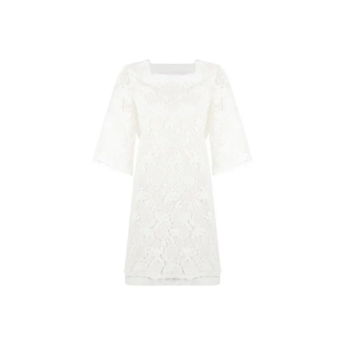 See By Chloe Long-Sleeved Dresses Women's White-0