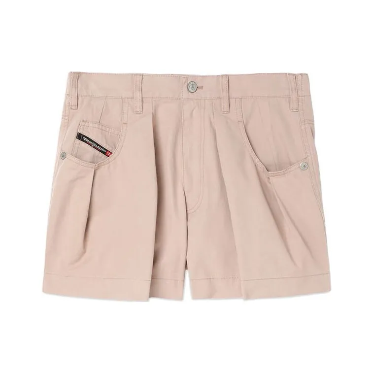 DIESEL Casual Shorts Women's Khaki-0