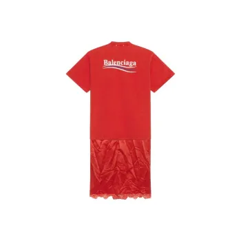 Balenciaga T Shirt Slip Dress 'Cardired/White/Blue'