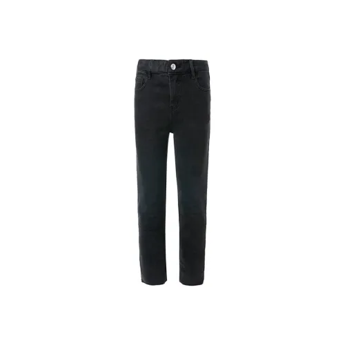 LOFT SHINE Straight Jeans Women's Black