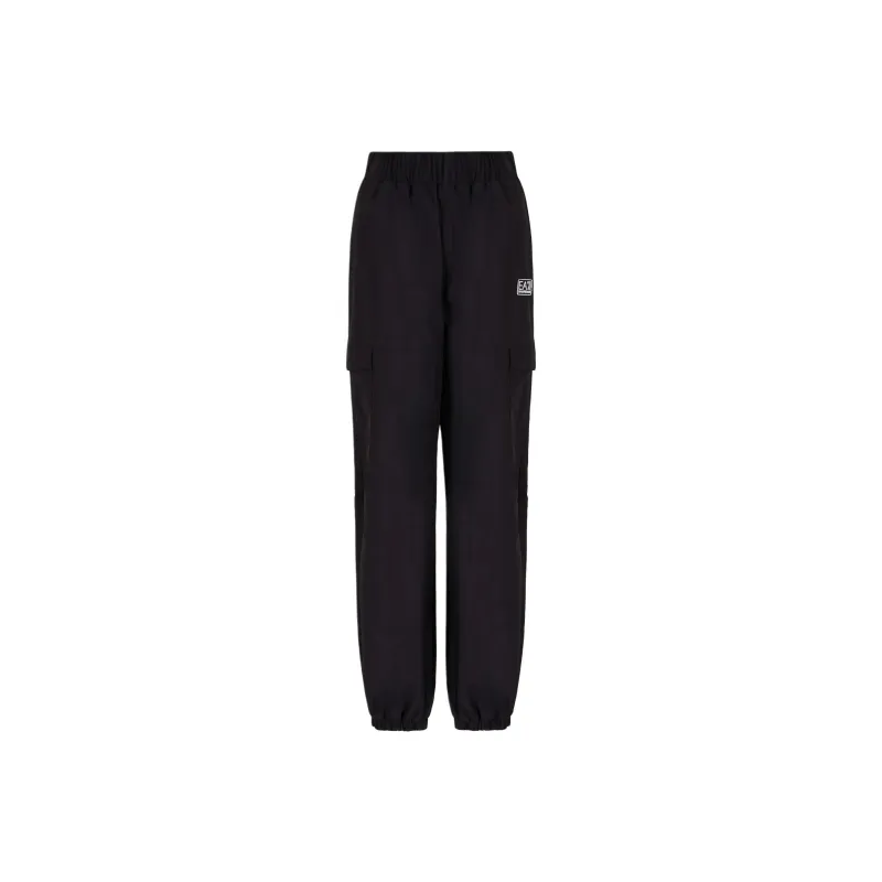 EMPORIO ARMANI EA7 SS24 Cargo Pants Women's Black-0