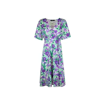 WEEKEND MaxMara Short Sleeved Dress Women's Multicolor