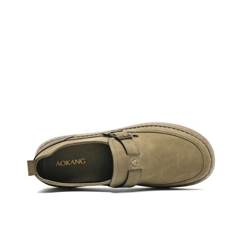 AOKANG Slip Resistant, Abrasion Resistant, Lightweight, Height Increasing Low Top Casual Shoes Men's-12