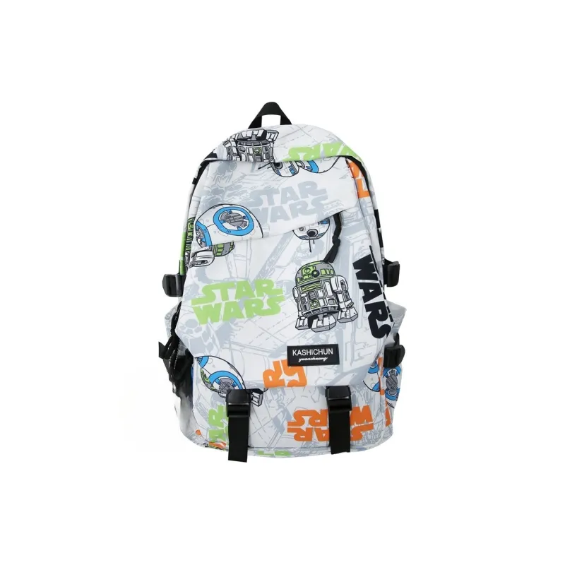 AIBAG Nylon Backpack Unisex White Orange/White Blue/White Gray/Black Blue/Black Gray-4
