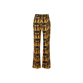 La DOUBLEJ. Graphic-print Tailored Trousers