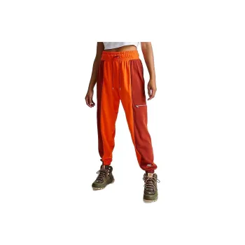 Nike SPORTSWEAR CITY Knitted Sports Pants Women's Orange