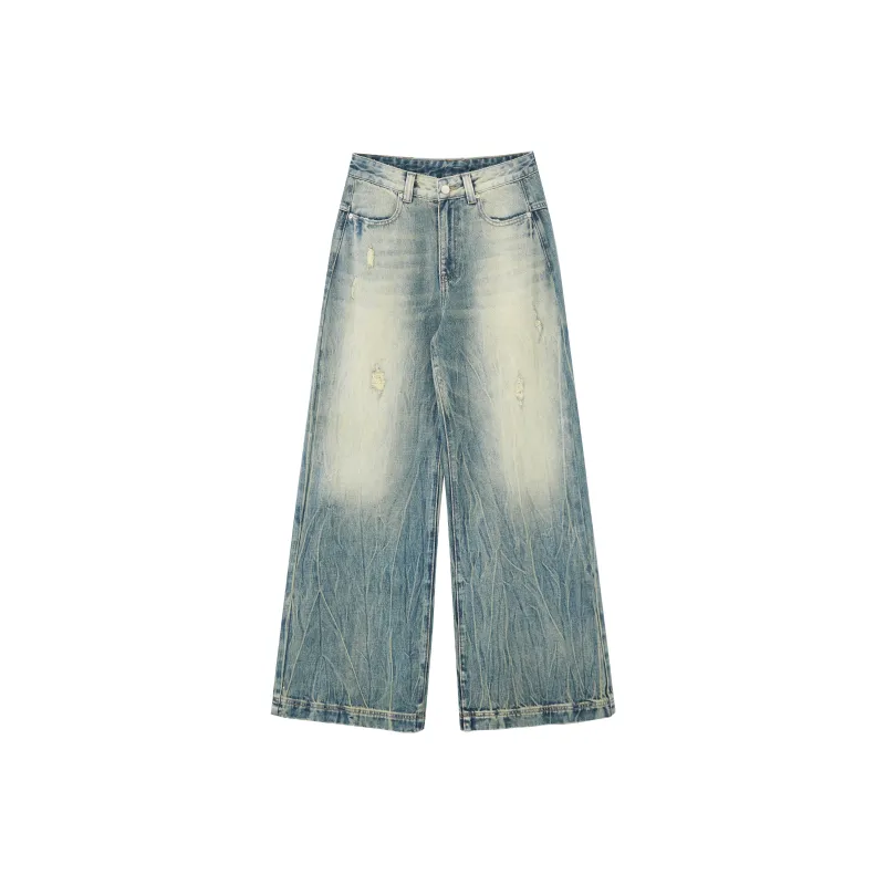 RUNTOTHEFUTURE Jeans Women's Vintage Washed Blue-0