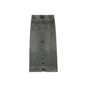 SportMax Piave Denim Maxi Skirt