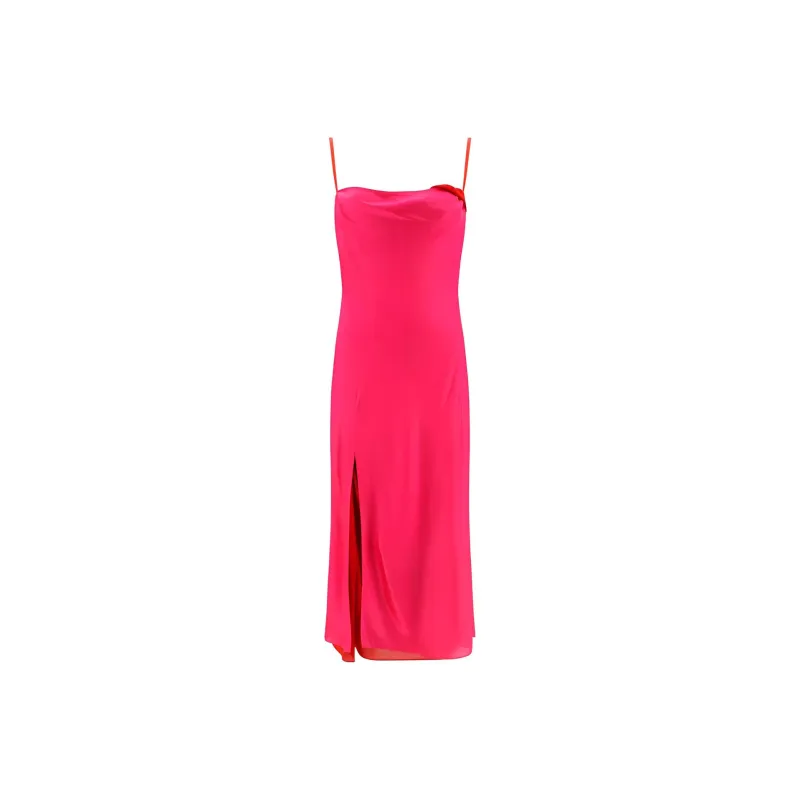 Acne Studios Sleeveless Layered Midi Dress-0