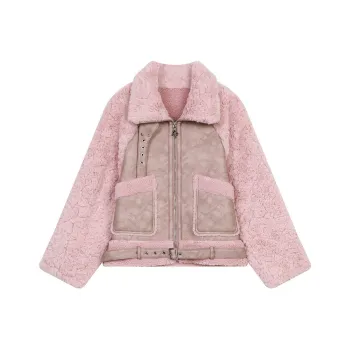 ELF SACK Puffer Jacket Women's Cherry Blossom Pink