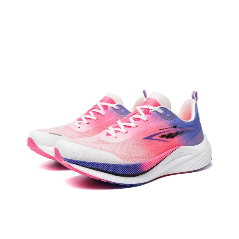 QIUTEXIONG Running Shoes Unisex Low Top White/Purple-2