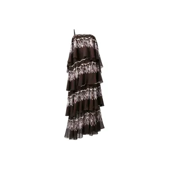 FENDI Sleeveless Dresses Women's Brown