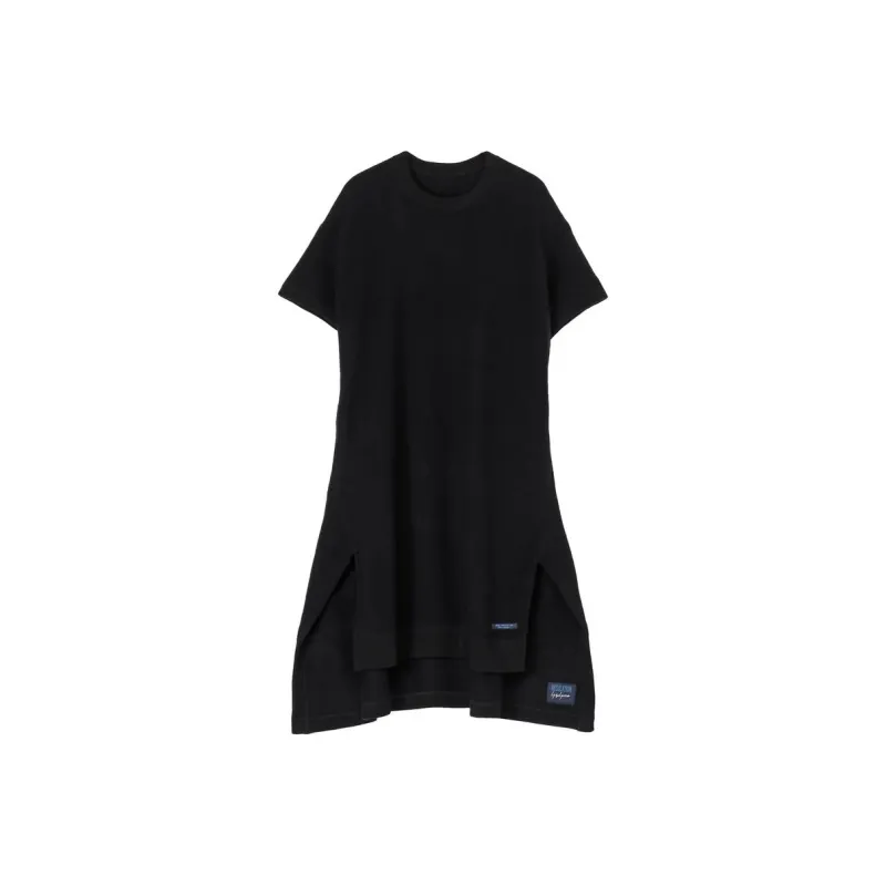 Yohji Yamamoto Side slit Midi Dress-0