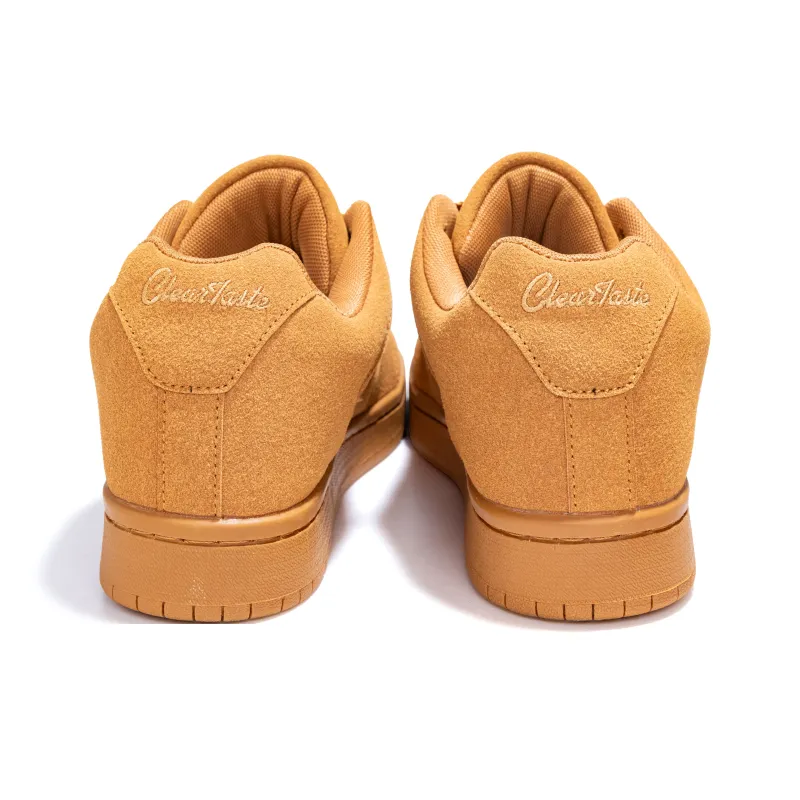 CLEARTASTE Slip Resistant, Abrasion Resistant, Lightweight Low Top Skateboard Shoes Unisex Wheat-3