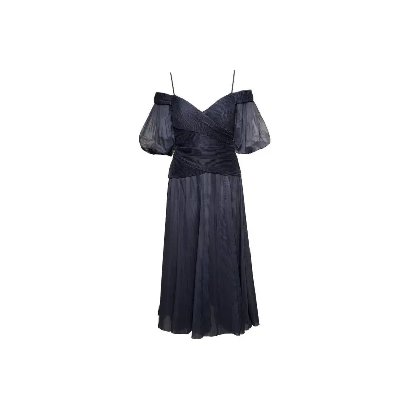 Zimmermann Pleated Wrap Midi Dress-0