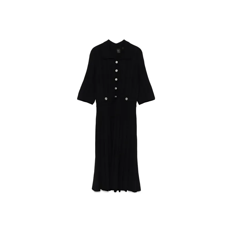 PINKO Ribbed knit Mini Dress-0