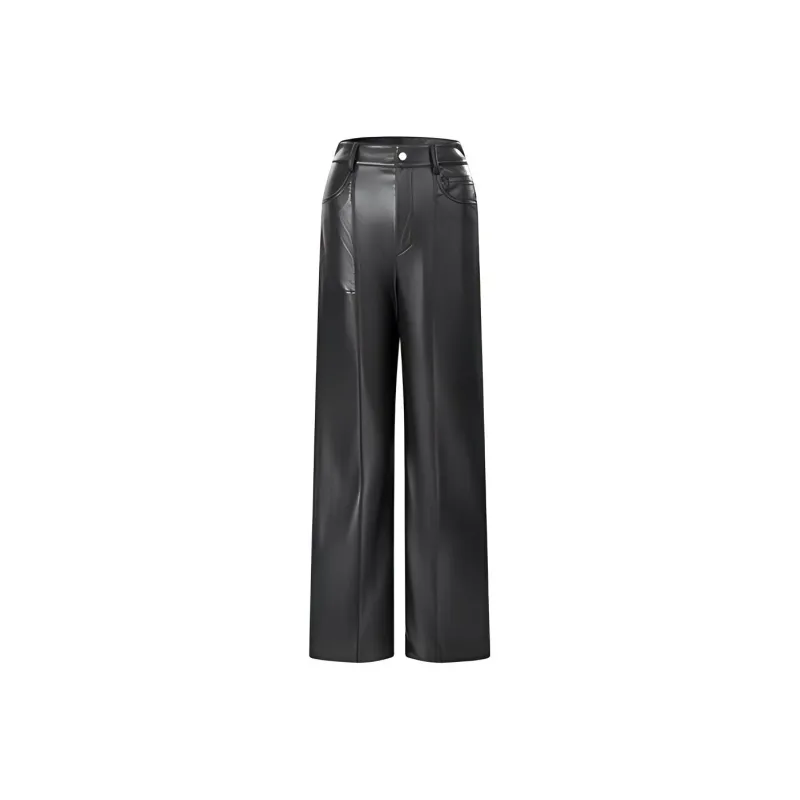 VWL Leather Pants Women's Black-0