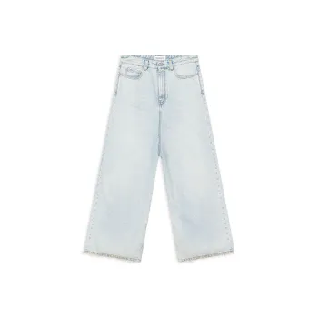 Balenciaga Jeans Loose Fit Style Women's Blue