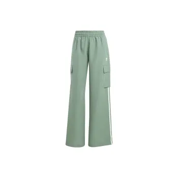 Adidas Originals Adicolor Cargo Pants Knitted Sports Pants Women's Shadow Green