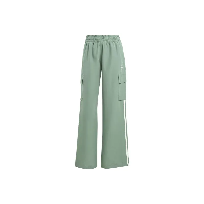 Adidas Originals Adicolor Cargo Pants Knitted Sweatpants Women's Trace Green-0