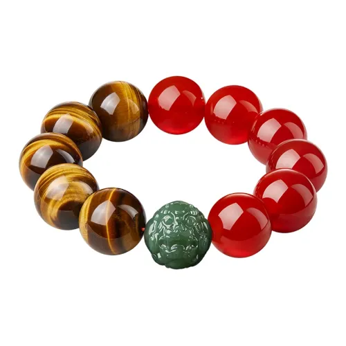 SGE Tiger's Eye Stone Bracelets Men's