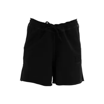 GANNI Logo Embroidered Drawstring Shorts