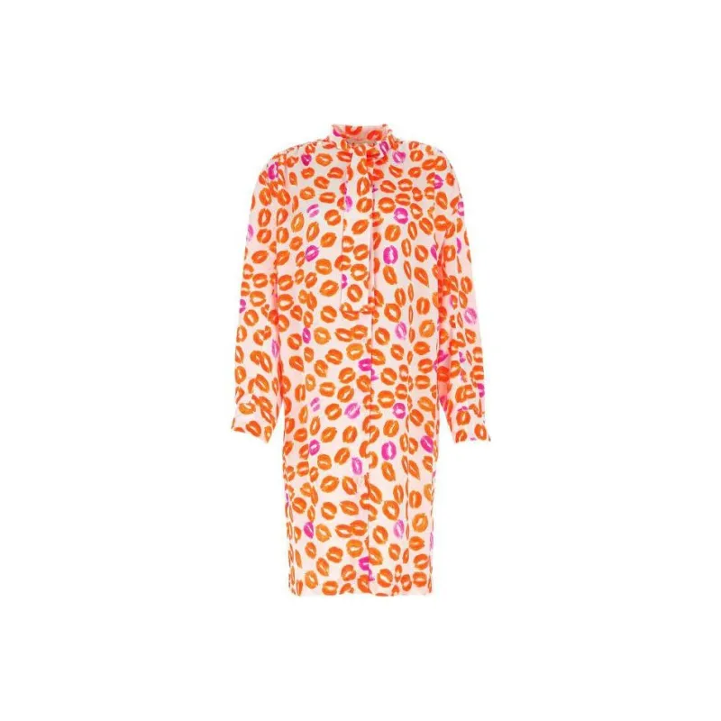MARNI Long-Sleeved Dresses Women's Orange-0